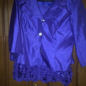 2 Piece Royal Blue skirt suit